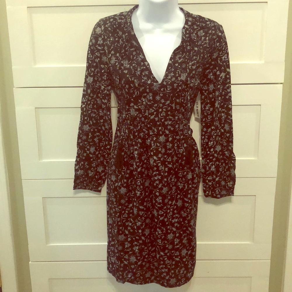 🌻Old Navy size XS/TP long sleeve dress🌻